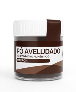 Pó Aveludado 5g - Marrom