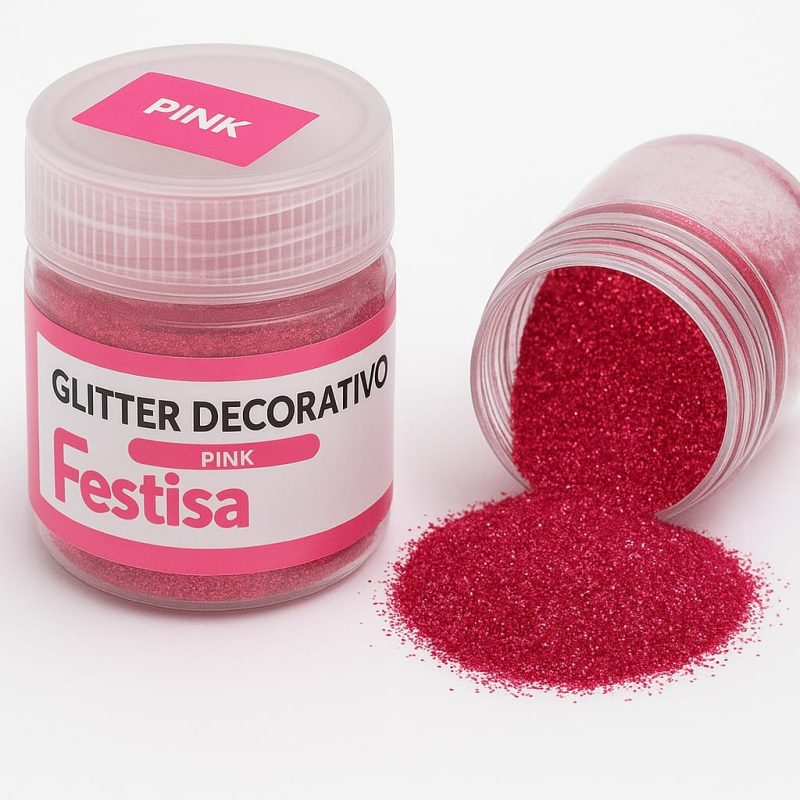 Glitter Decorativo Festisa - Pink 5g