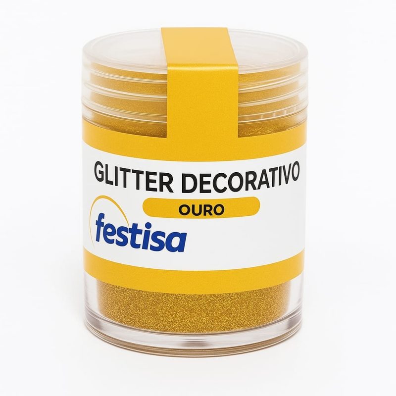 Glitter Decorativo Festisa - Ouro 5g