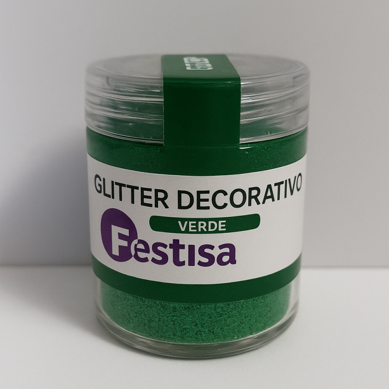 Glitter Decorativo Festisa - Verde 5g