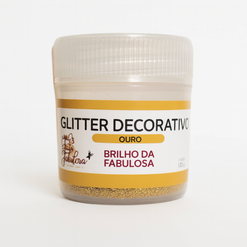 Glitter Decorativo Tathi Fabulosa - Ouro 5g