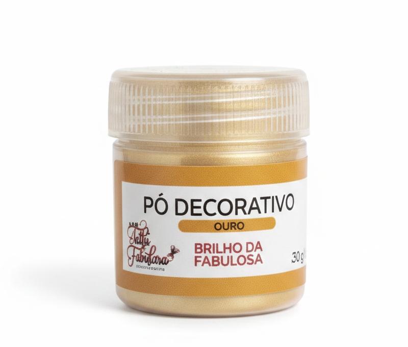 Pó Decorativo Tathi Fabulosa - Ouro 5g