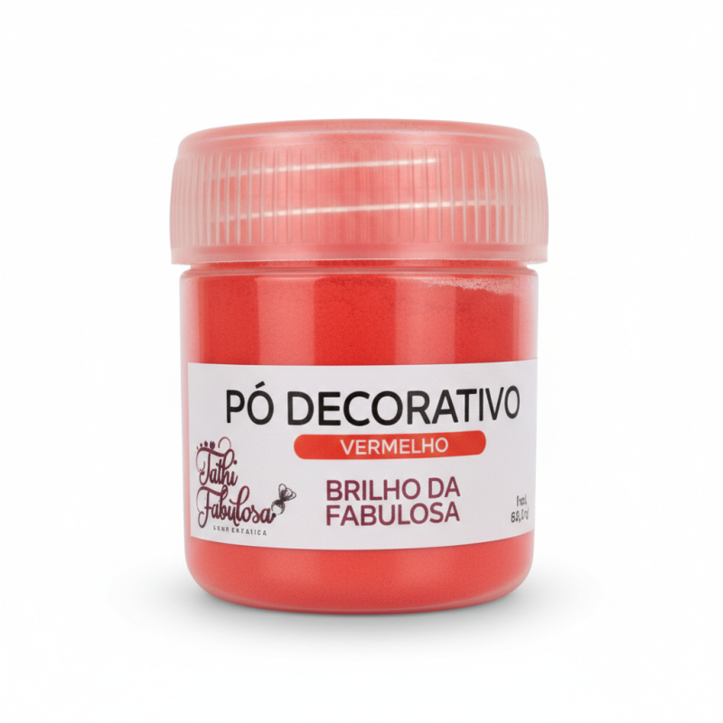 Pó Decorativo Tathi Fabulosa - Vermelho 3g