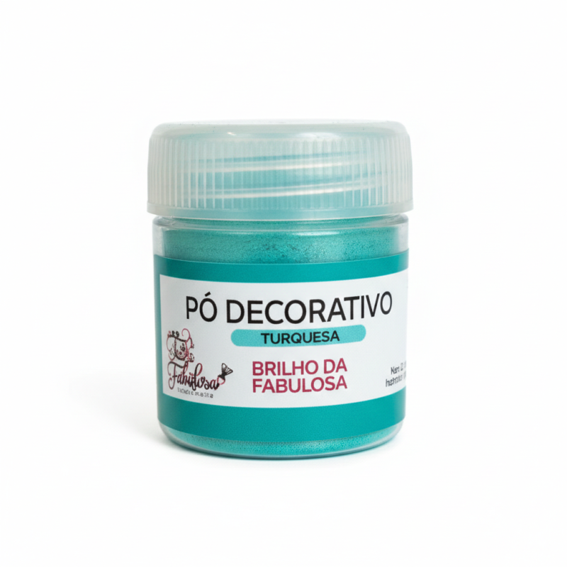 Pó Decorativo Tathi Fabulosa - Turquesa 3g