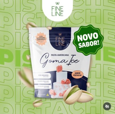 Pasta Americana Goma Ice 800g - Sabor Pistache