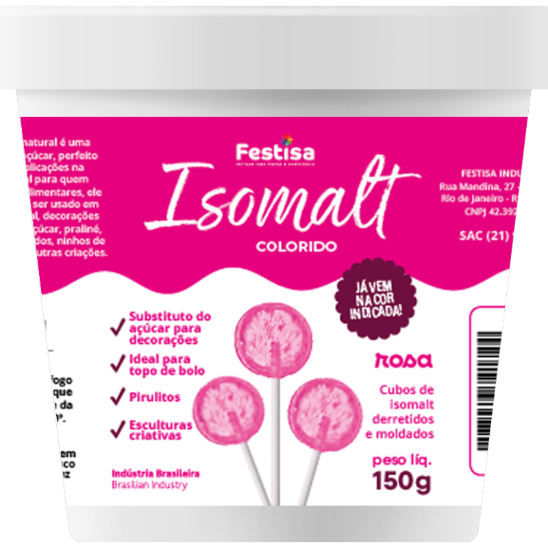 Isomalt Rosa 150gr