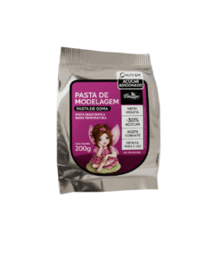 Pasta Fine Modelagem Neon Violeta 200g