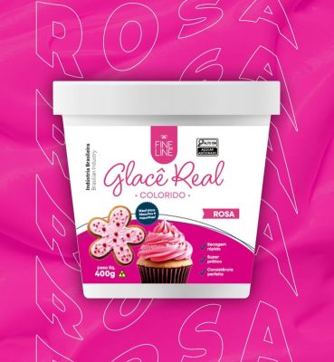 Glacê Real - Rosa 400g