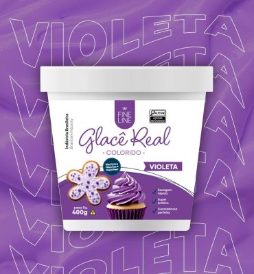Glacê Real - Violeta 400g